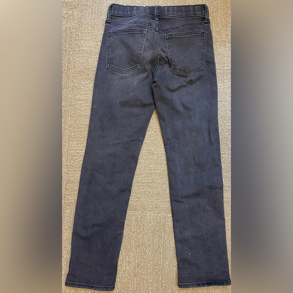 Old navy Kids size 12 dark grey distressed jeans karate slim skinny jeans - Picture 7 of 7